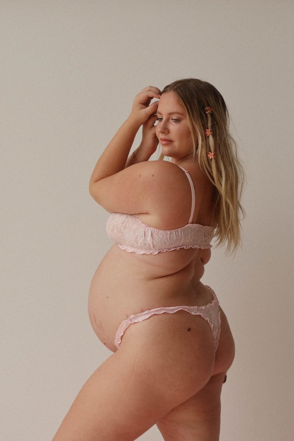 Chelsea Lace Underwear - Baby pink